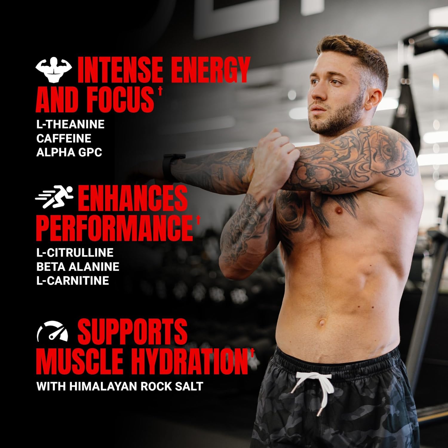 PROSUPPS Mr. Hyde Nightmare Pre Workout Powder with Caffeine & Beta Alanine - Preworkout for Intense Energy, Mental Focus & Performance - Gym & Fitness Supplements (Blood Berry, 30 Servings) - Image 3