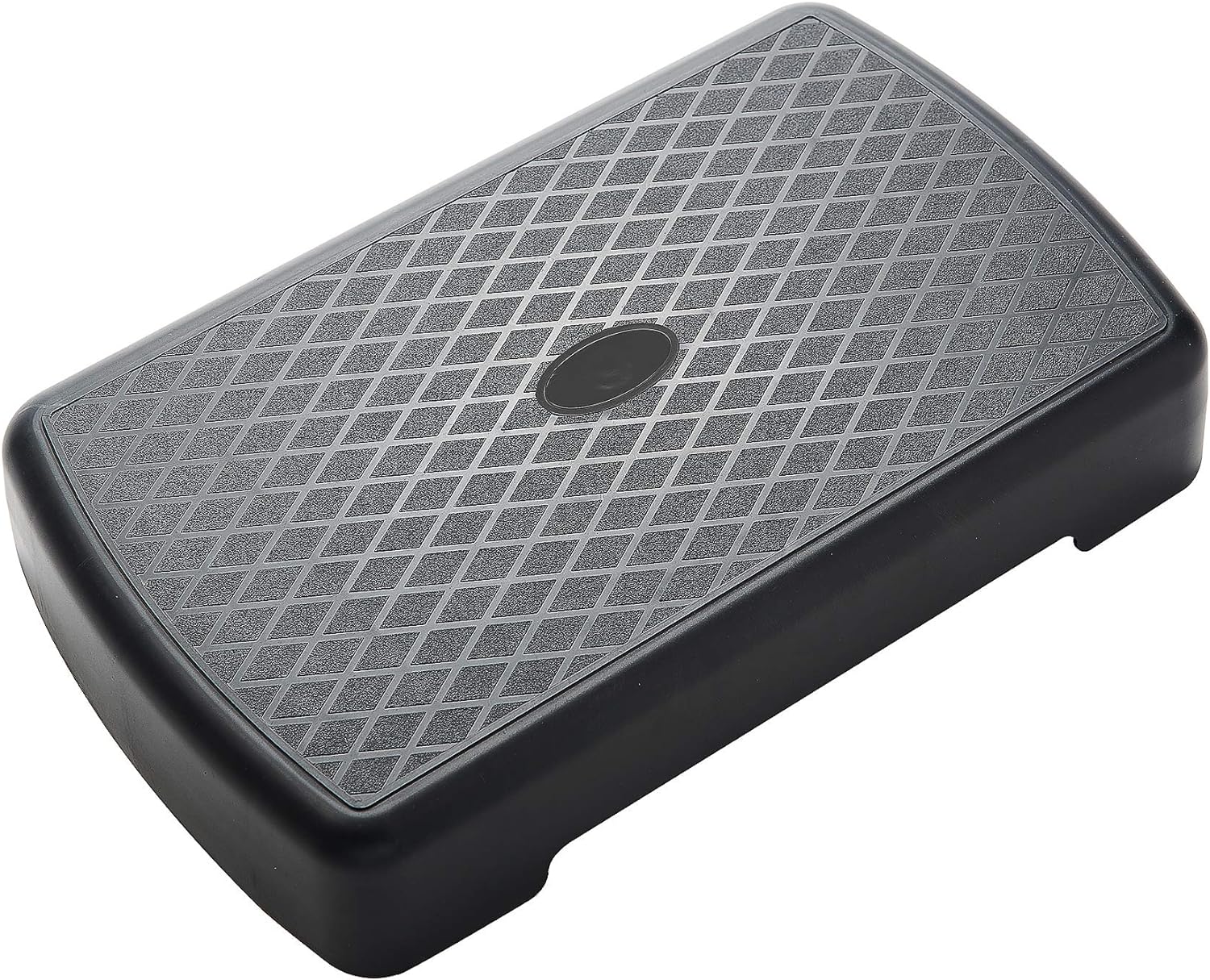 Fitvids 18" Workout Aerobic Stepper Step Platform with 2 Risers, Lightweight Portable Step Up Platform Trainer, Adjustable Height 3.2’’ 5.5’’ for Home Gym, Black and Gray - Image 2