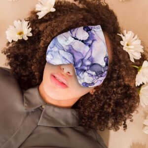 Weighted Heart-Shaped Eye Pillow – Organic Lavender & Flaxseed for Anxiety, Sleep, Yoga & Gift Giving – Handmade for Women’s Nervous System Relief