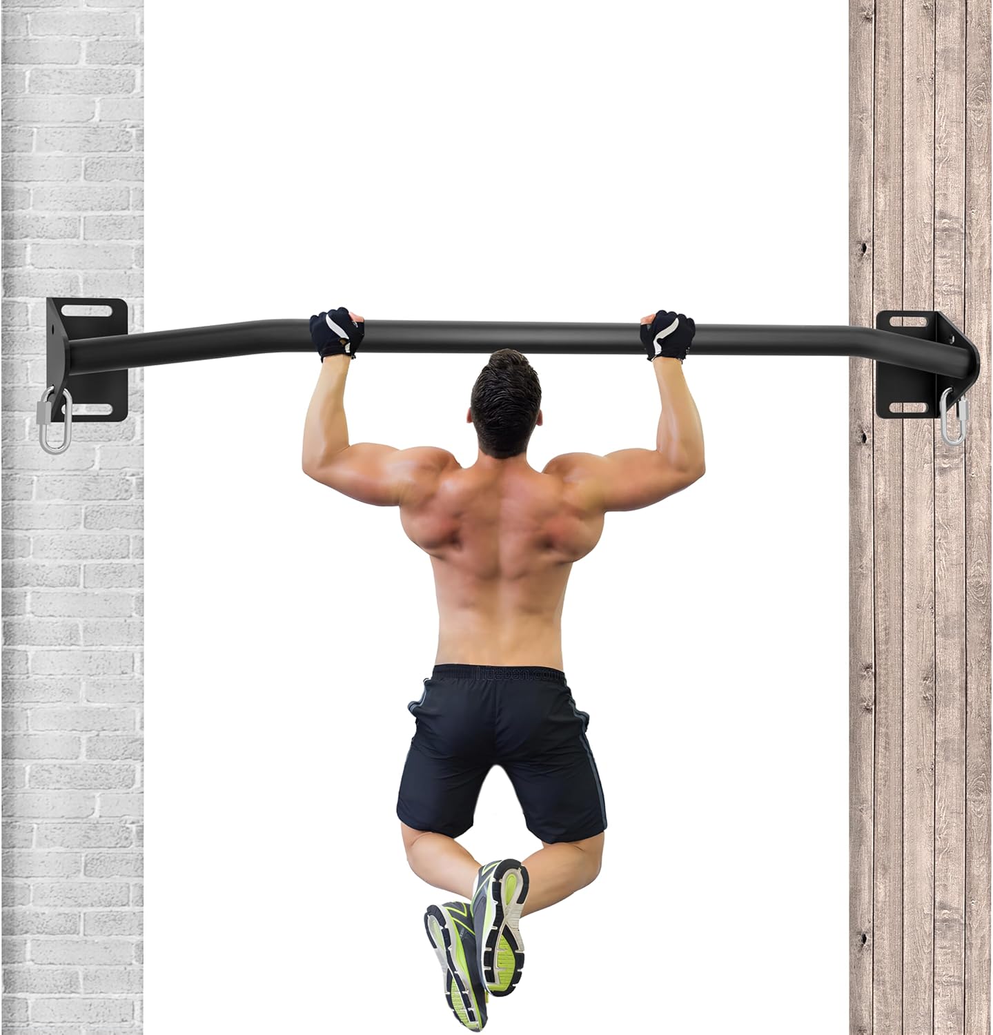 Pull Up Bar Wall Mounted-Heavy Duty Joist Mounted Pull Up Bar-Premium Strength Training Pull-Up Bars-Fast and Easy Installation for Home and Garage Use,Supports up to 600 Lbs - Image 8