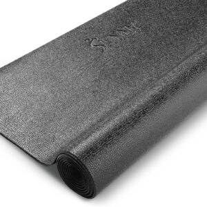 Sunny Health & Fitness Non-Slip Home Gym Mat – Workout Floor Protection Foam Pad for Treadmill, Bike, Elliptical, Yoga and Exercise Equipment or Standing Desk in 4 Size Options
