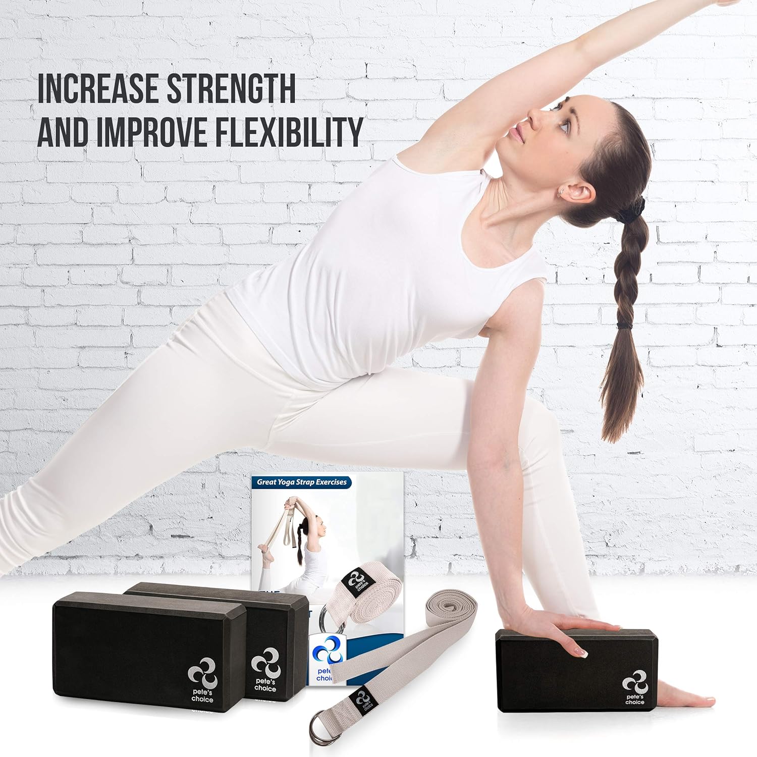2-PACK or 5-PACK Yoga Exercise Adjustable Straps 8Ft | BONUS eBook | with Durable D-Ring For Pilates & Gym Workouts | Hold Poses, Stretch, Improve Flexibility & Maintain Balance - Image 3