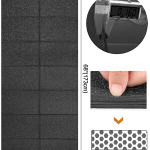 Treadmill Mat, 5’x2.5’/5.6’x2’/6.5’x3’/8’x3′,6mm Thickness Exercise Equipment Mat for Carpet Hardwood Floors, Compatible with Walking Pad,Spin Bike,Elliptical Trainer,Rowing Machine