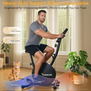 Exercise Bike Stationary Bikes for Home Adjustable Indoor Cycling Bike Magnetic Resistance Workout Bike Exercise Machine with Multi-Function Comfortable Seat, Black