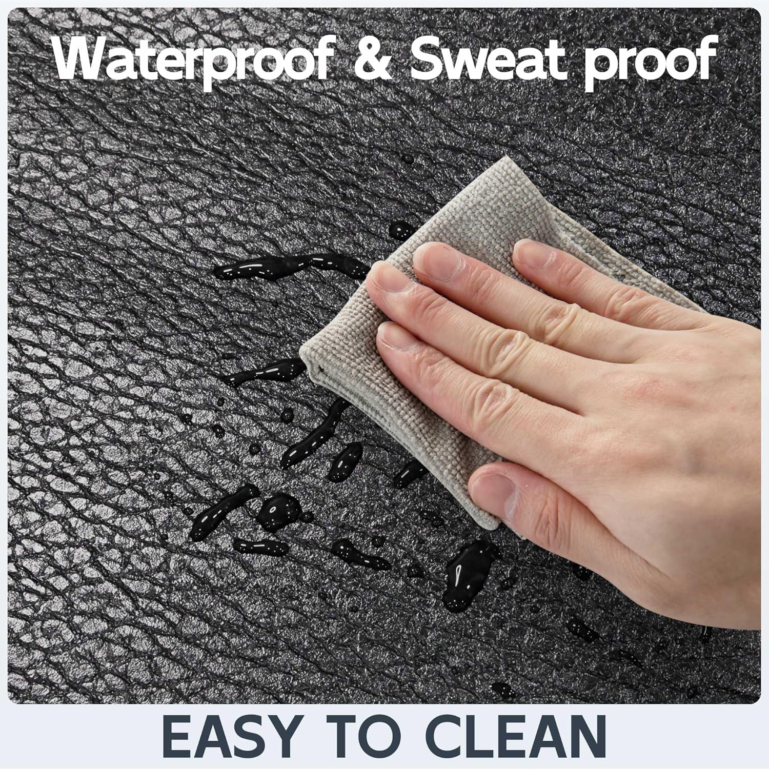 Treadmill Mat, Bike Trainer Mat for Stationary Spin Bike, 96" x 48" Non Slip Exercise Equipment Mat for Bike, Treadmill, Elliptical, Yoga - Workout Floor Protector for Carpet Or Hardwood - Image 7