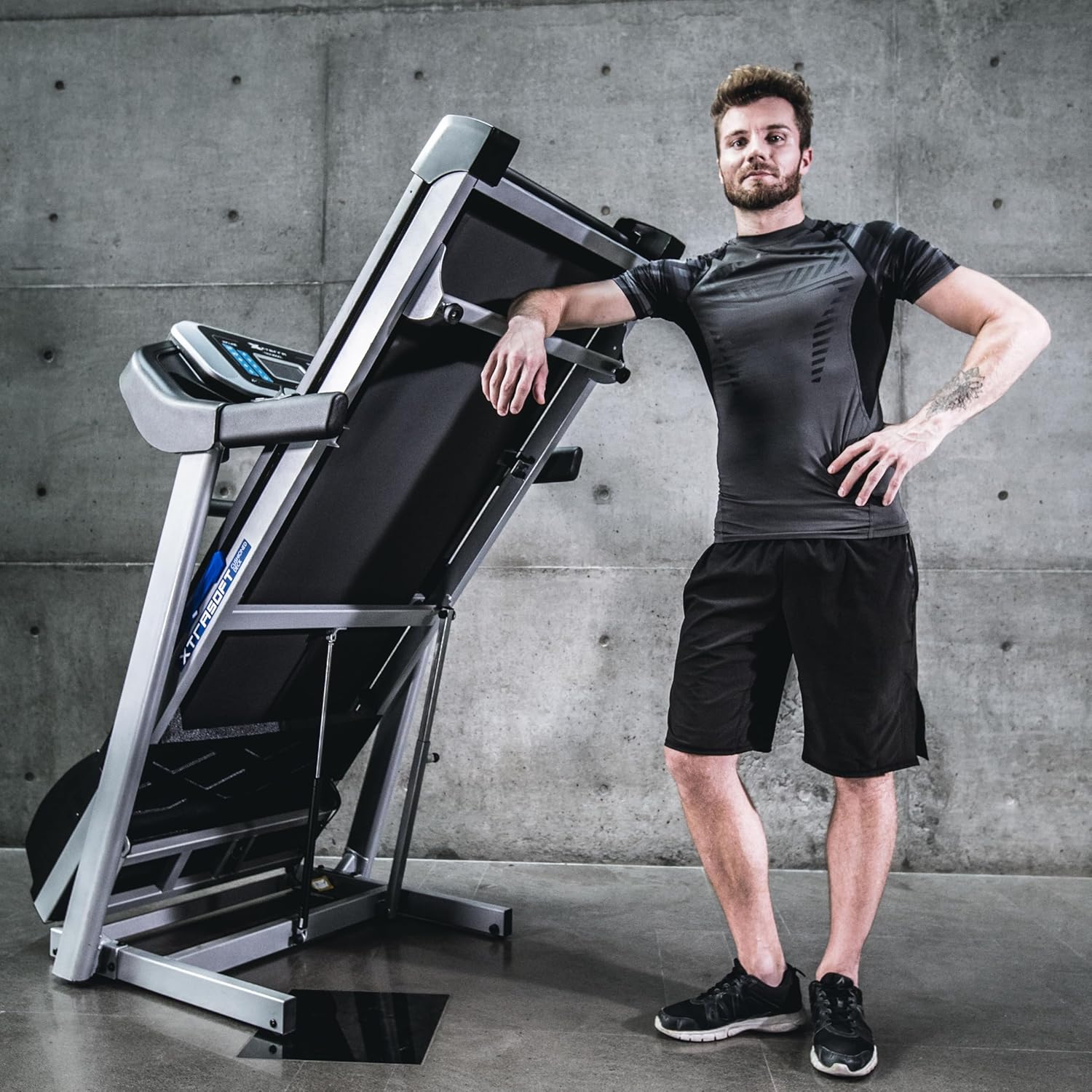 XTERRA Fitness Sport Series Premium Folding Smart Treadmill, Handlebar Speed and Incline Controls, Large XTRASoft Cushioned Running Deck, Built-in FTMS-Enabled Bluetooth with XTERRA+ Fitness App - Image 4