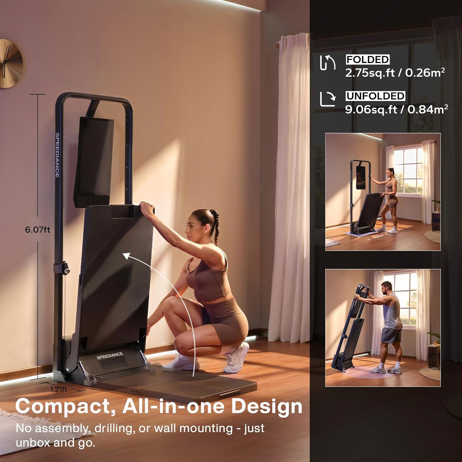 Speediance Home Gym, Smart AI-Powered Multi-Functional Smith Machine for Full Body Strength Training, All-in-one Gym Equipment, Digital Weight System, Workout Station, Squat Rack, Gym Monster 2 - Image 7