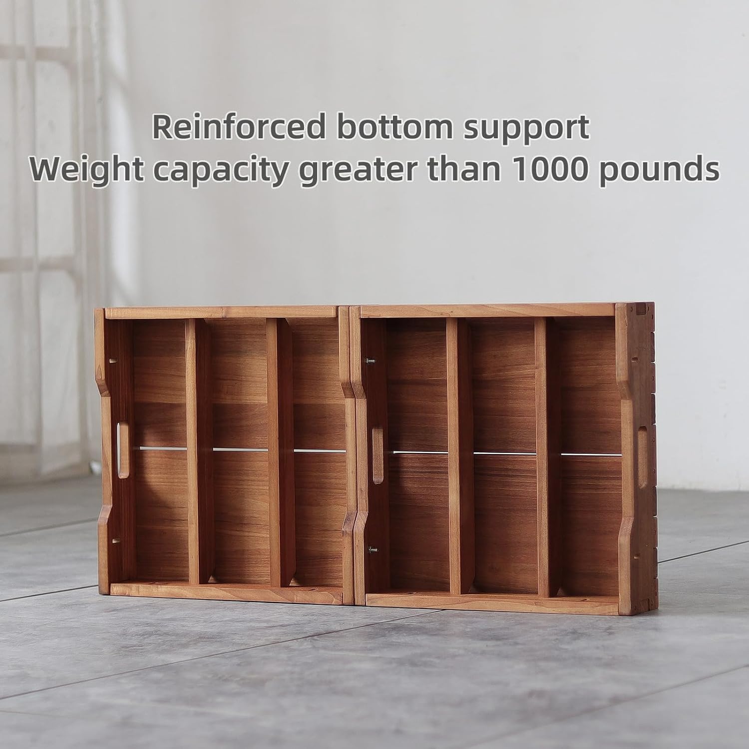 Wooden Platform 3.7" Height.One Step Stool Larger 31.5" for Adults&Senior. Carbonization Porch Step,Stair Assist Indoor&Outdoor,Bedside Foot Stepper,Mobility Stepping.for Handicap,Elderly,Kids - Image 4