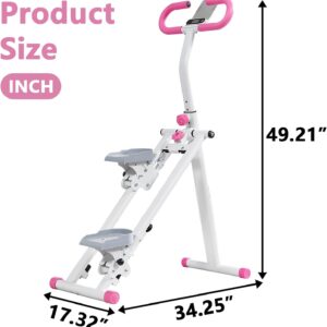 Stair Stepper for Home – Vertical Climber Workout Machine with Stable Frame, Adjustable Handlebar for Full-Body Exercise