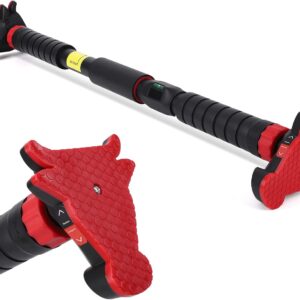 Pull Up Bar for Doorway, Strength Training Pull-up Bars, No Screws, No Installation Required, Max Load 440 LBS Chin Up Bar with Level Meter and Adjustable Width for Home Gym