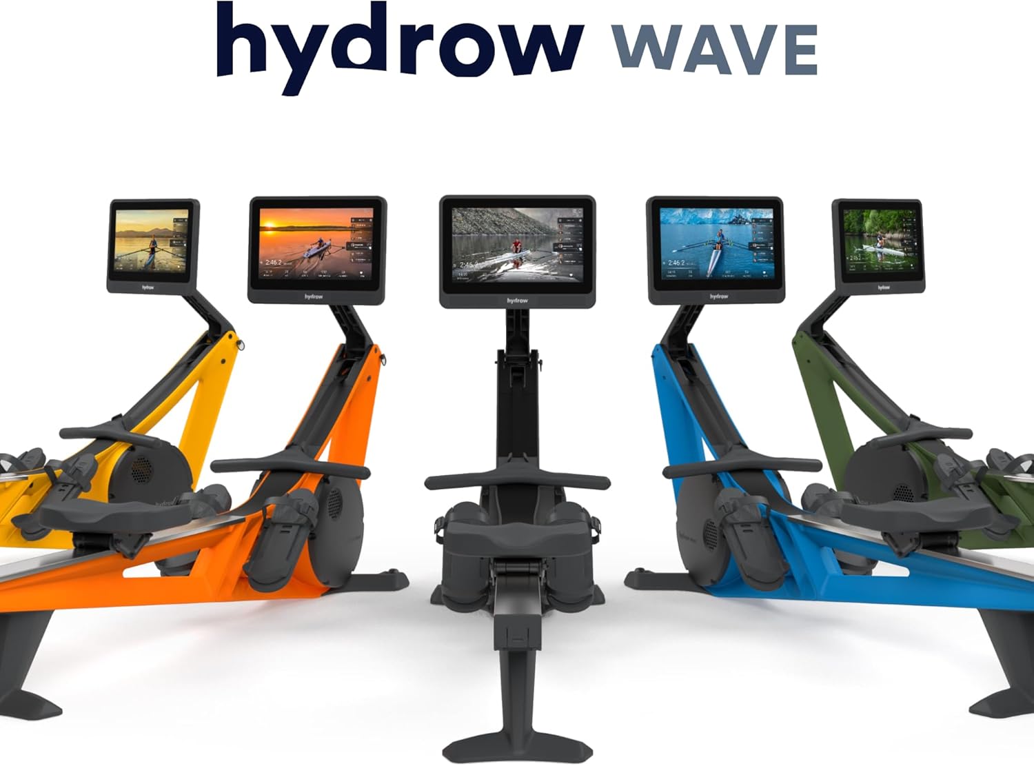 Hydrow Wave Rowing Machine with 16" HD Touchscreen & Speakers - Foldable | Live Home Workouts, Subscription Required - Image 12