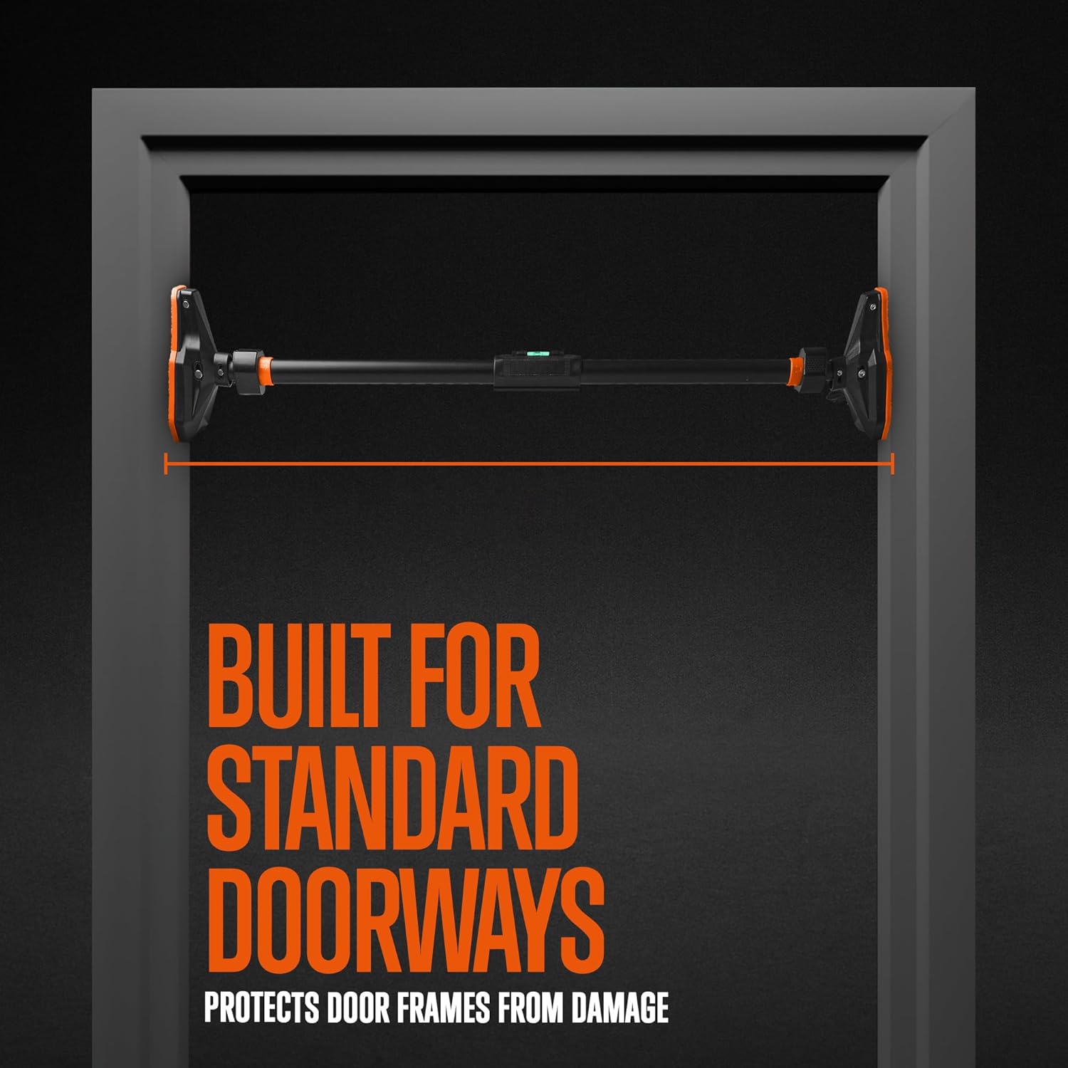 SQUATZ Adjustable Pull-Up & Chin-Up Bar - Door Frame Pullup & Doorway No-Screw, No-Damage Hanging Bar for Home Strength Training Exercise Equipment for Men and Women - Image 6