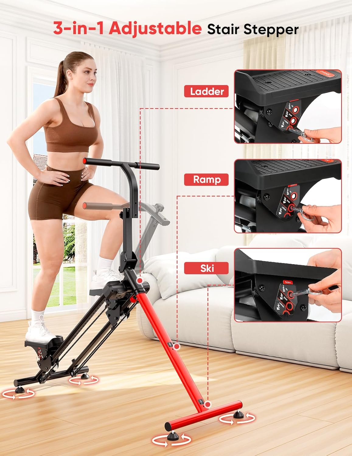 Yoleo Wire Cable for Stair Stepper,1 PCS ϕ0.2 Wire Rope Metal Cable, 43" Length(Only Suitable for Yoleo Stair Climber) - Image 4