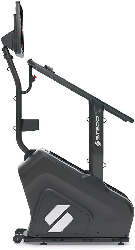 STEPR Classic Stair Master with LED Touchscreen, Commercial Grade Stairmaster Machine for Home, 140 Steps/Min, Bluetooth Stepper Machine, Resistance Band Attachments, Mobile App, 375 lb Capacity - Image 4