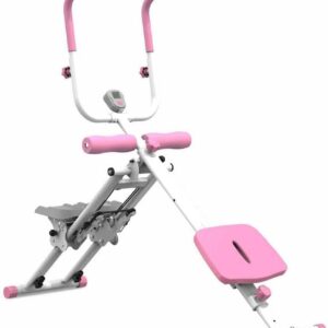 2-in-1 Stair Stepper & Ab Machine, Multi-Function Vertical Climber for Home Gym, Full-Body Cardio & Core Workout Equipment with Adjustable Handlebar, Silent Rollers, 300 LBS Capacity
