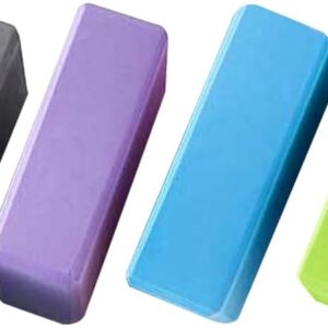 4 Pcs Yoga Blocks High Density EVA Yoga Brick Foam Blocks to Improve Strength, Flexibility and Balance, Non-Slip Surface for Yoga Pilates Meditation