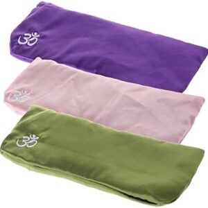 Yoga Eye Pillow，Silk，Cassia Seed Lavender Massage Relaxation Mask，Aromatherapy Eye Pillow for Home Fitness (Color : Purple)
