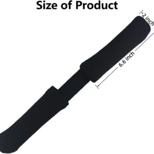 2Pcs Thickened Rowing Machine Handles Cover, Fits Most Rowing Machine, Non-Slip & Breathable Handle Cover（Black）