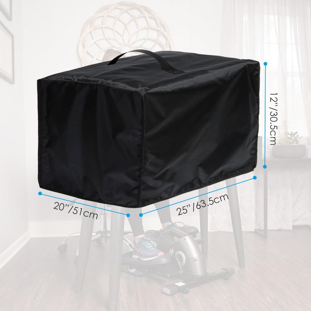 Under Desk Elliptical Machine Cover Sitting Under Desk Elliptical Exerciser Cover Under Desk Exerciser Elliptical Trainer Protective Cover for Home Office Gym - Image 6