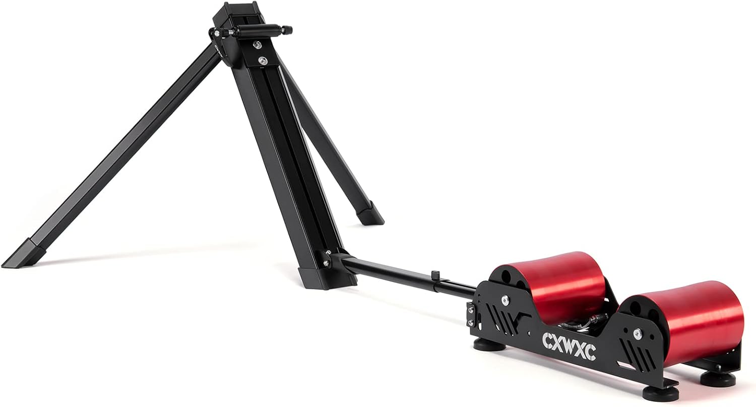 Bike Trainer Stand Resistance Adjustable - Portable Magnetic Bicycle Rollers Indoor Exercise/Fitness/Workout - Fordable Fully Aluminum Alloy - Image 7