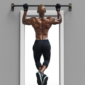 Chin Up Bar Wall Mounted Pull up bar – 32MM Steel Pipe, Home Office Gym Fitness bar, Male Female arm core Strength Training Equipment (Size : 70CM)