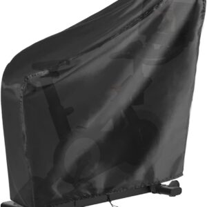 Folding Exercise Bike Cover,Stationary Bike Cover (Black, 54″L x 24.8″W x 54″H)