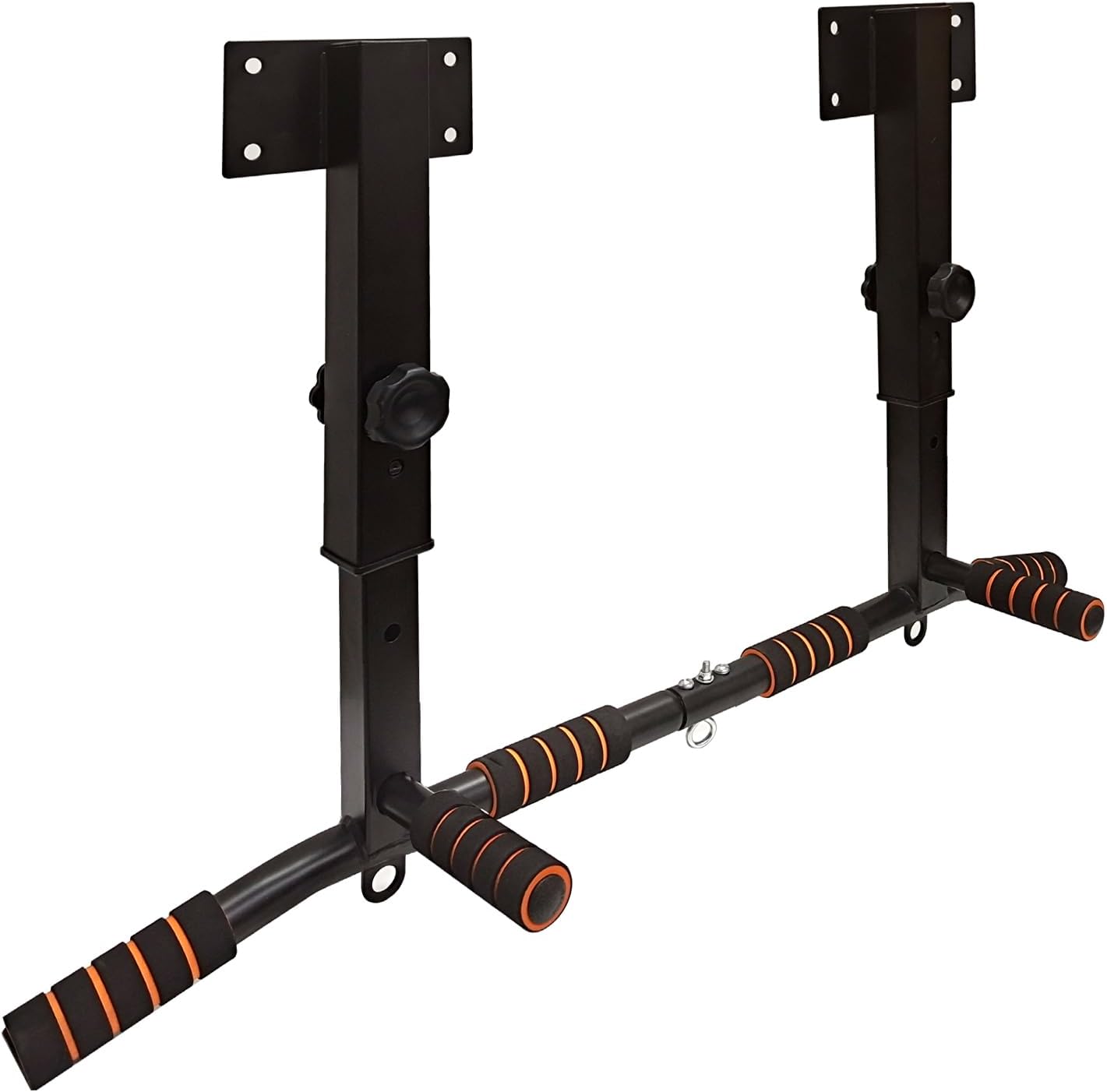 BESTHLS Wall Mounted Pull Up Bar and Dip Station, Heavy Duty Wall Mount Pull-up Chin Up Bar Multifunctional Home Gym Workout Indoor Exercise Equipment Support to 440 Lbs - Image 8