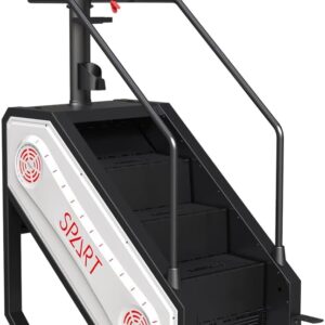 SPART Stair Stepper Machine, Commercial Stair Climber with LED Screen, Stair Exercise Machine with 15 Speed Levels, Speaker, Fan Cooling, Wireless Charge and Safety Key for More Fun in Home Gym