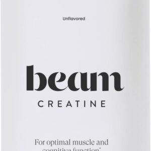 Beam Creatine Powder, Third Party Tested, Micronized Creatine Monohydrate Supplement, Creatine for Women and Men, Muscle Strength, Workout Recovery, Lean Muscle Growth, 100 Servings, Unflavored
