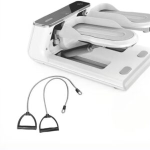 Steppers for Exercise at Home, Mini Stair Stepper with Resistance Bands, Portable Under Desk Stepper Workout Step Machine 300 lbs Weight Capacity