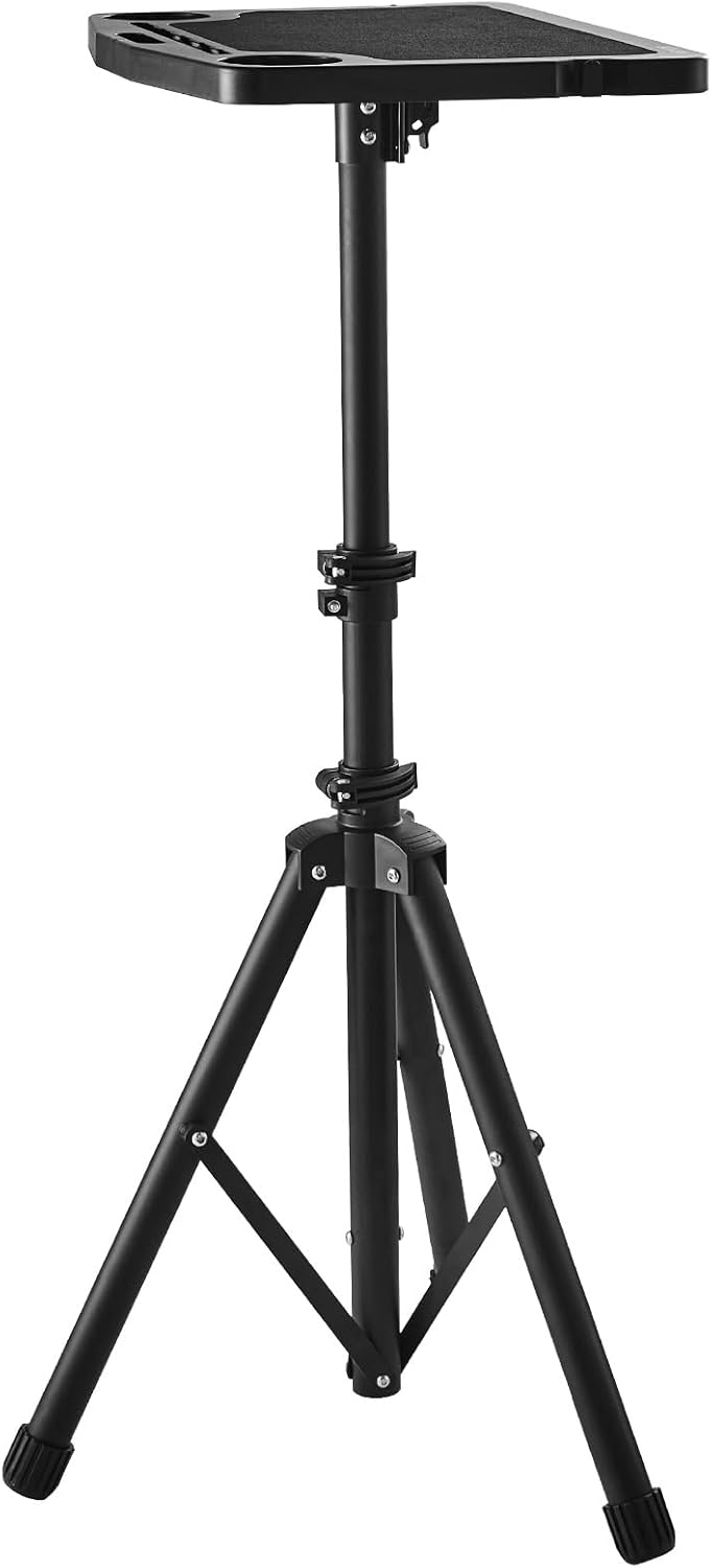VEVOR Cycling Desk, Adjustable Bike Trainer & Treadmill Desk with Triangle Support, Non-Slip Multi-Slot Bike Trainer Fitness Desk with Handle Bar, Fit for Home Office Exercise - Image 9