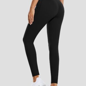 baleaf Women’s Fleece Lined Leggings Water Resistant Thermal Winter Warm Tights High Waisted with Pockets Running Gear