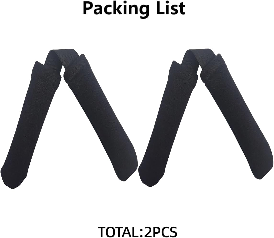2Pcs Thickened Rowing Machine Handles Cover, Fits Most Rowing Machine, Non-Slip & Breathable Handle Cover(Black) - Image 4