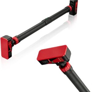 Pull Up Bar for Doorway, Strength Training Chin Up Bar with Level Meter and Adjustable Width No Screw Installation