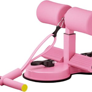 abs master sit up bar,sit ups foot holder with Elastic 2 Suction Cups and Pull Rope Portable Sit Up Assistant Device for Home Workout