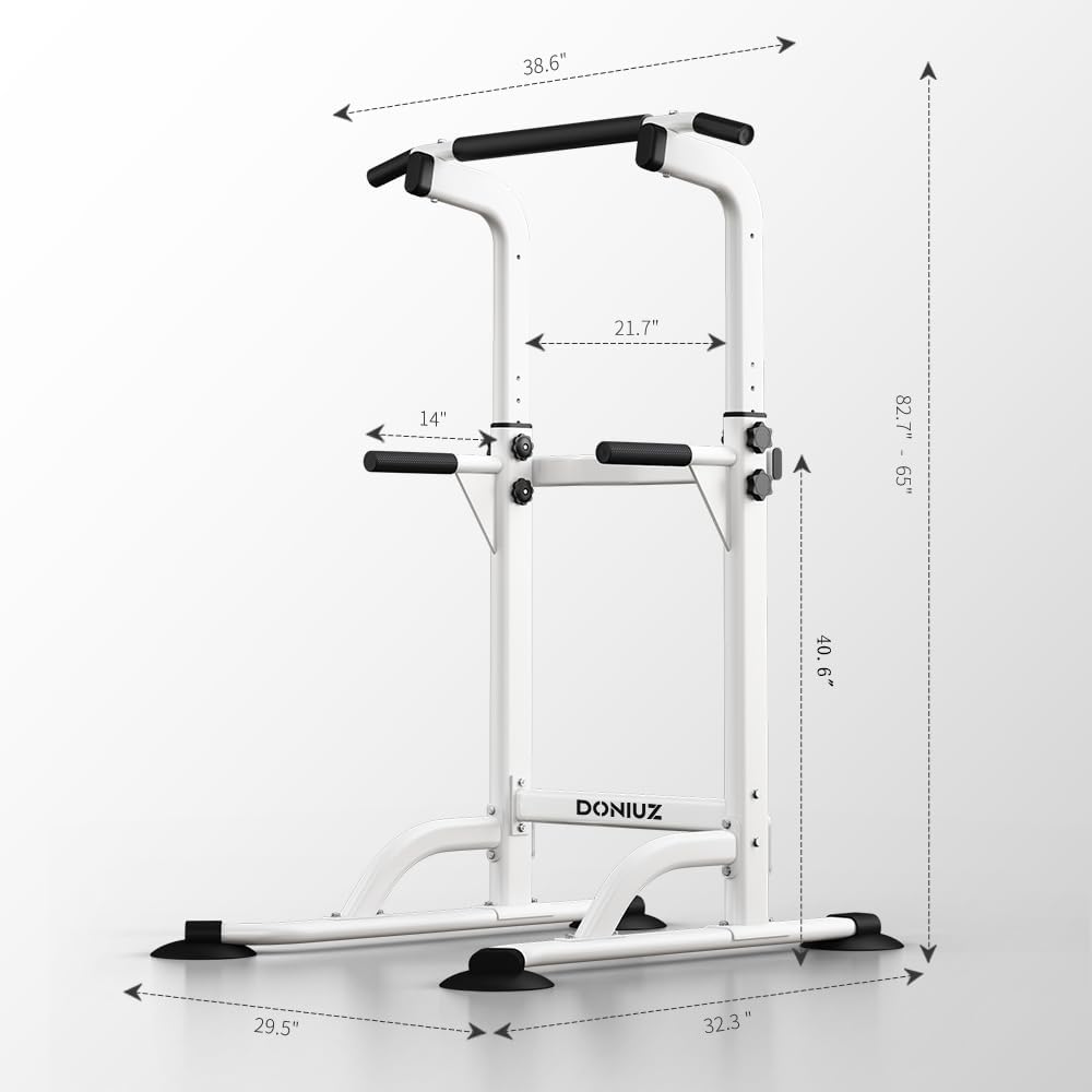 Power Tower Pull Up Bar and Dip Station, Multi-Function Home Gym, Strength Training Fitness Equipment, Height Adjustable - Image 3