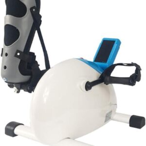 Electric Rehabilitation Machine, Portable Fitness Mini Exercise Bike, Seniors Motorized Leg and Arm Pedal Exerciser, Under Desk Bike Pedal Exerciser