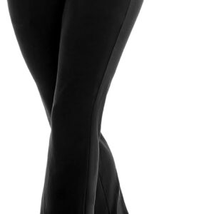 SINOPHANT Flare Leggings for Women with Pockets,High Waisted Tummy Control Bootcut Yoga Pants for Women Soft Bell Bottoms