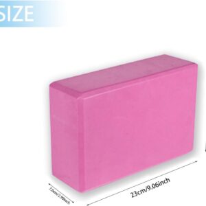 Custom Yoga Blocks with Image Text Logo Eva Foam Lightweight Yoga Bricks for Yoga Pilates Stretching Meditation Dance Yoga Accessories