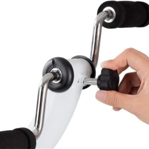 Pedal Exerciser with Leg Protector Stationary Under Desk Mini Exercise Bike – Pedal Exerciser with LCD Display, Foot Pedal Exerciser for Seniors,Arm/Leg Exercise