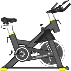 Exercise Bikes Indoor Cycling Stationary Upright Bike Comfortable and Quiet Cardio Workout Machine LED Digital Display stepless Resistance for Home Gym