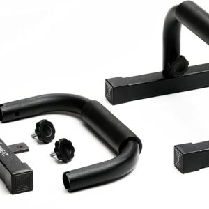 Sweet Sweat Push Up Bars, by Sports Research – Durable, Non-Slip with Comfort Grip – Calisthenics Equipment for Bodyweight Fitness & Strength Training – Floor Stand Pushup Bar Handles for Men & Women