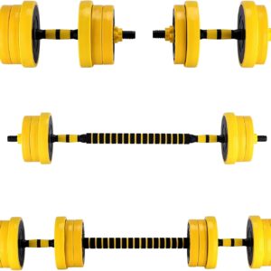 33 Lbs /44 Lbs Adjustable Dumbbell Weight Set