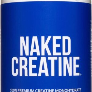 NAKED Pure Micronized Creatine Monohydrate Powder – Unflavored, 500g, 1.1lb Bulk – Vegan, Non-GMO, Gluten-Free, Soy-Free, No Fillers, Supports Muscle Growth & Strength – 100 Servings