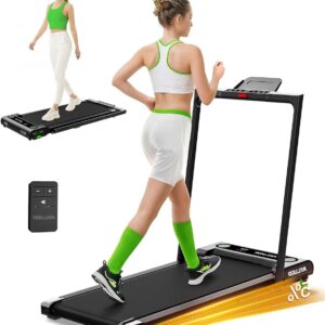 Akluer Walking Pad Treadmill, 330lbs Capacity, Compact Walking Pad, 2.5HP Desk Treadmills, 45dB Silent Operation, Foldable Treadmill with Remote Control, for Home Office