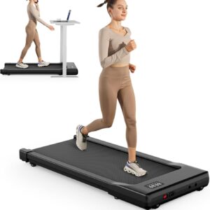 SupeRun Walking Pad, Under Desk Treadmill, 3 in 1 Portable Treadmill with Remote Control LED Display, 2.5 HP Quiet Walking Jogging Machine for Office Home Use, 300 Lbs Capacity