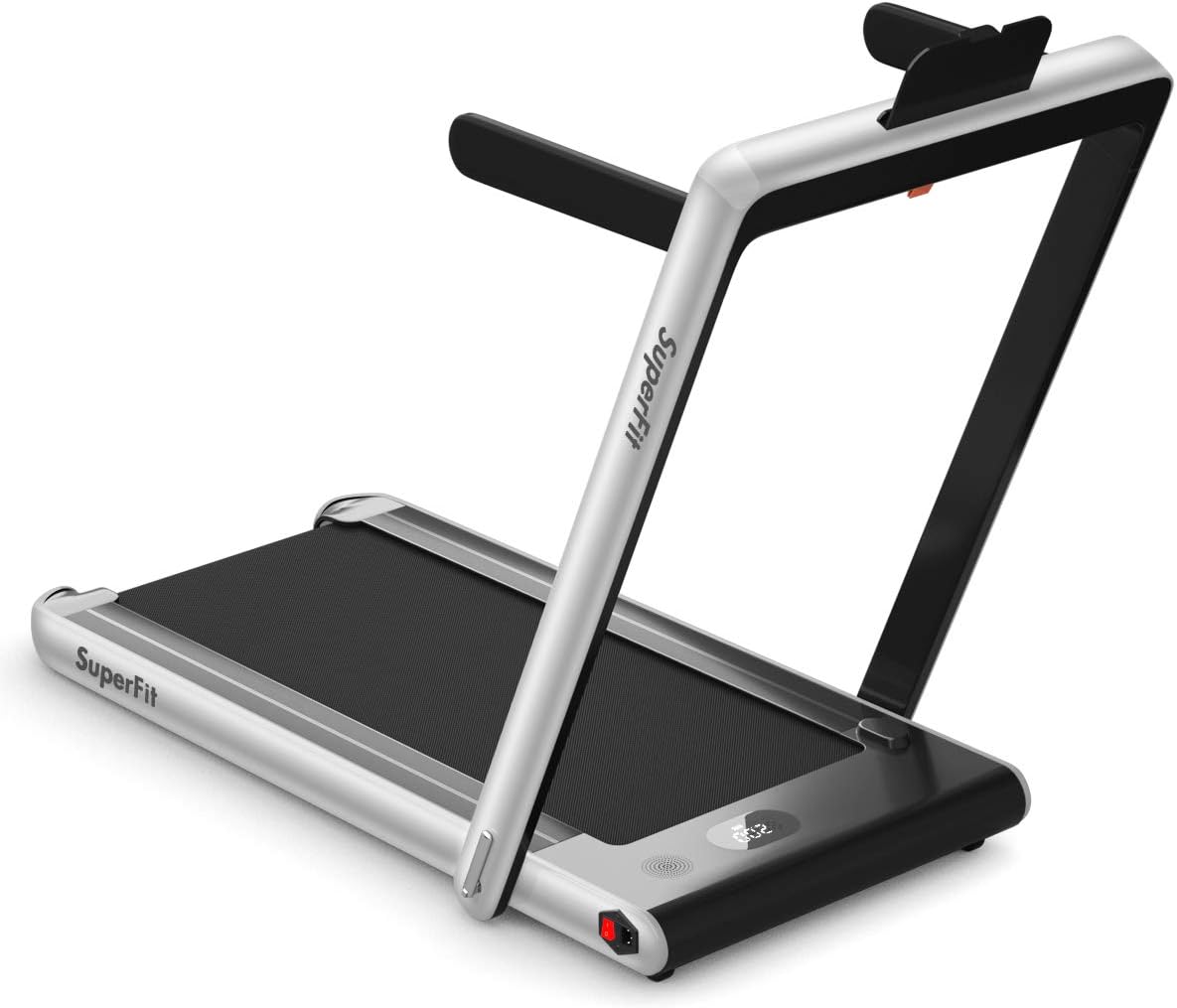 GYMAX Walking Pad, 2.25HP Dual Display Foldable Treadmill for Home with Remote/Smart App Control, Portable Compact Treadmill for Office Under Desk, Folding Running Machine for Small Spaces - Image 9