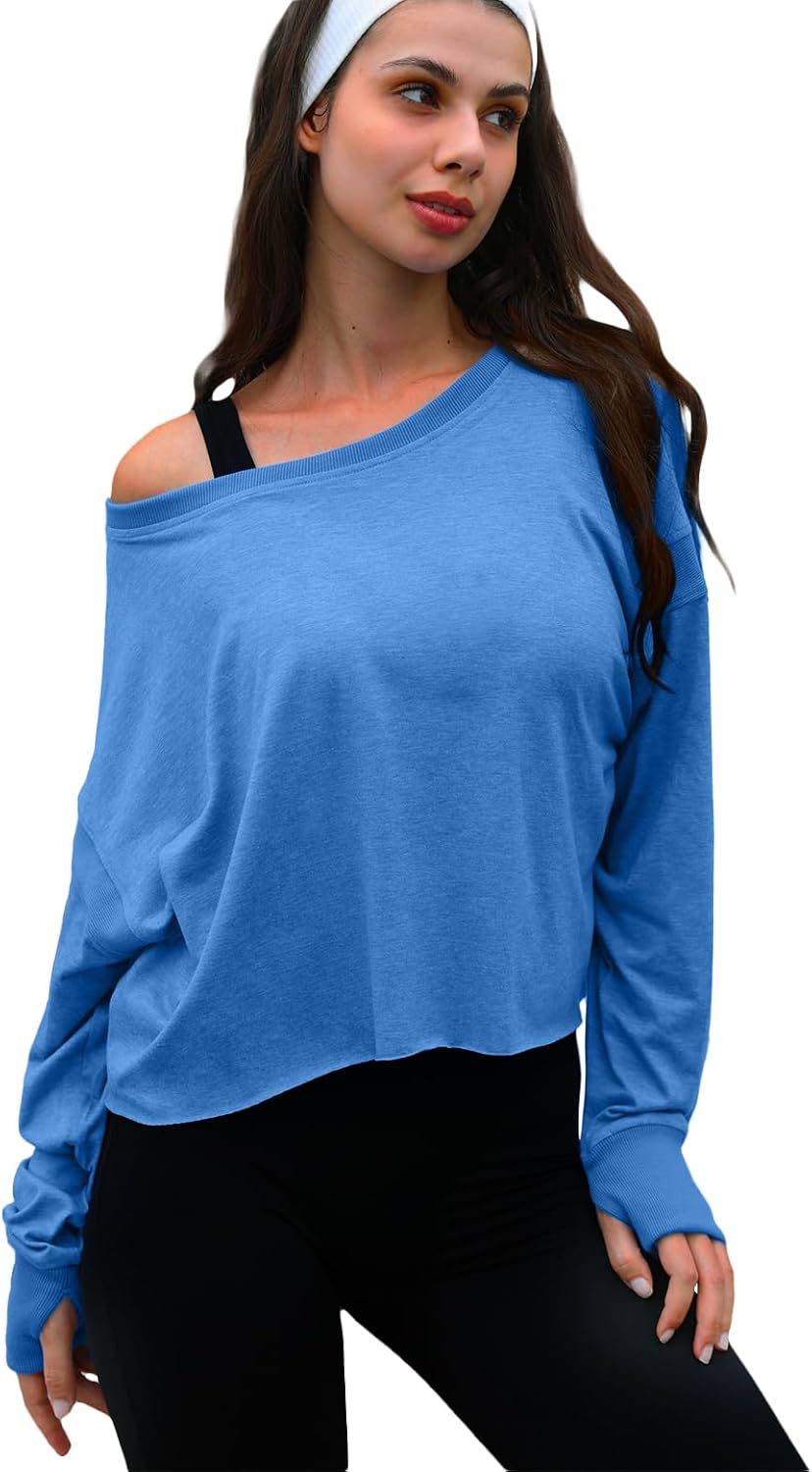 UNIANKIYA Open Back Workout Tops for Women Long Sleeve Cropped Athletic Clothes Gym Running Yoga Low Impact Sports T Shirts - Image 2