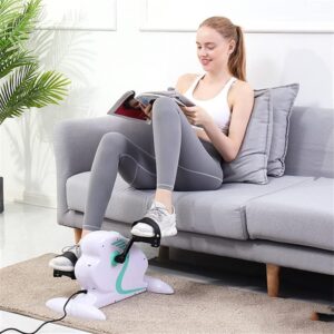 Pedal Exerciser Stationary Under Desk Mini Exercise Bike – Pedal Exerciser with LCD Display, Foot Pedal Exerciser for Seniors,Arm/Leg Exercise