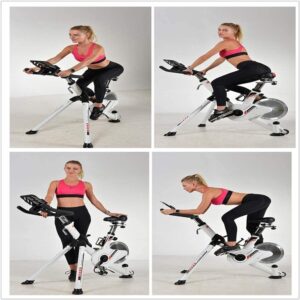 Fitness Indoor Aerobic Exercise Bikes Quiet Spinning Bike Fitness Equipment Home Pedal Exercise Bike Indoor Weight Loss (Black) (Black)